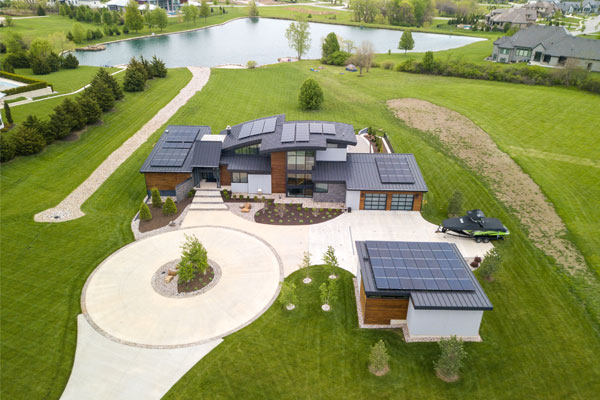 Sistema fotovoltaico residencial de USA